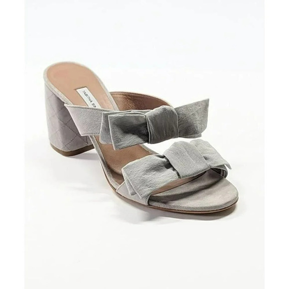 Tabitha Simmons Women's Barbi Suede Block Heel Slide Sandals Size 40 (MSRP $695) - Picture 2 of 10